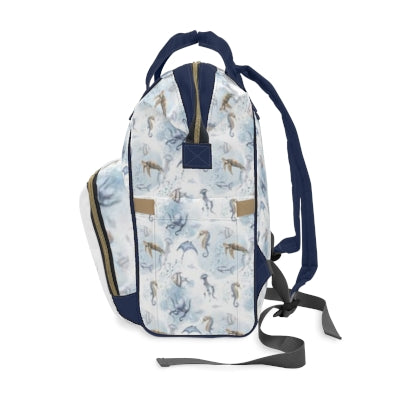 Personalized Under the sea diaper bag | Ocean animals baby backpack - Ocean Mystery