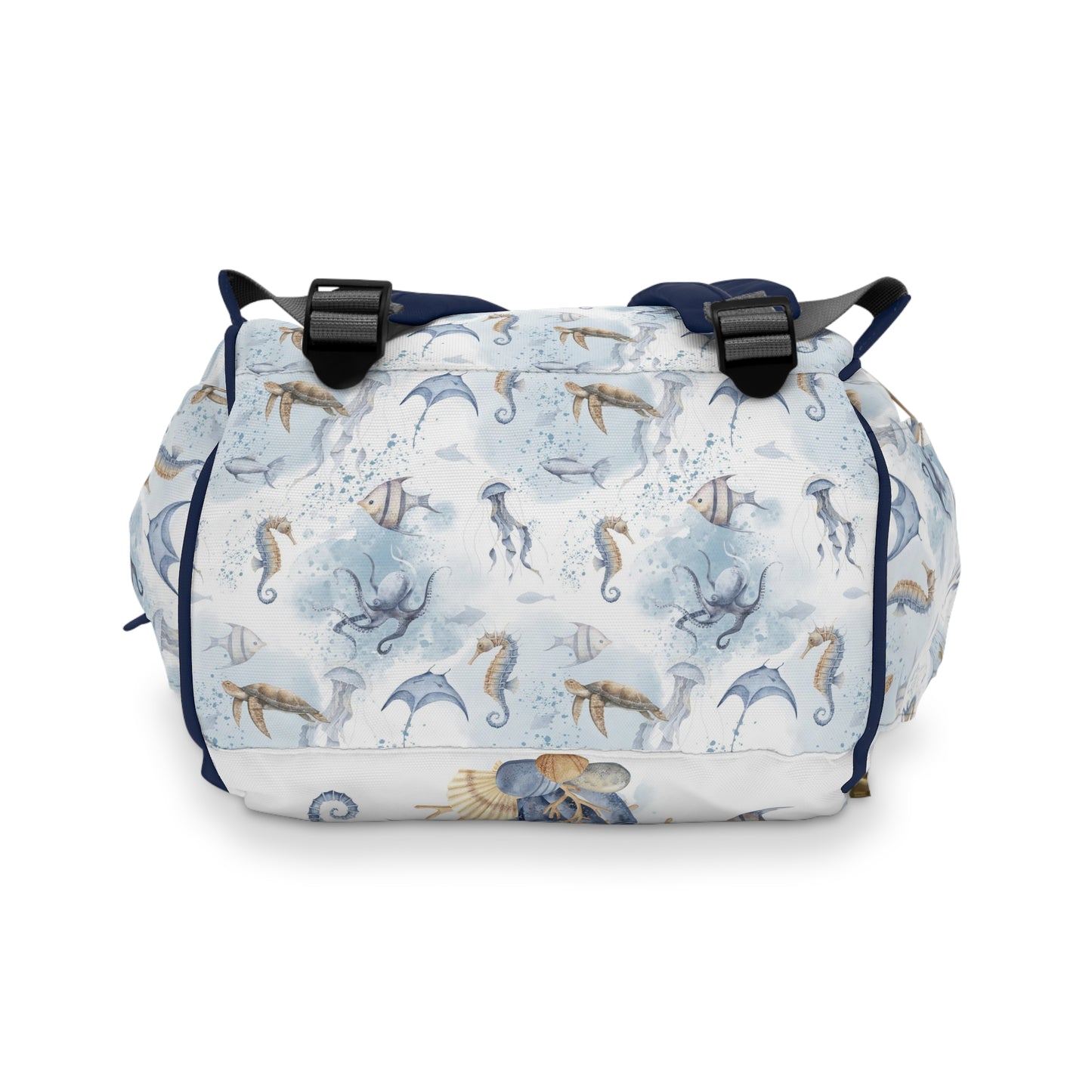 Personalized Under the sea diaper bag | Ocean animals baby backpack - Ocean Mystery