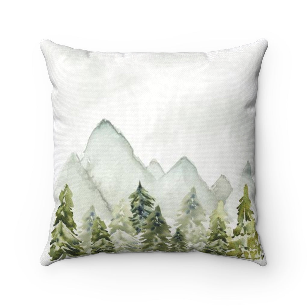Woodland Pillow Cover, Woodland Nursery Decor - Wild Green