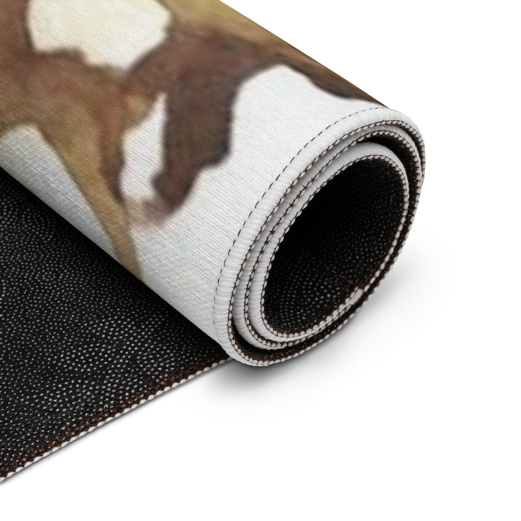 Safari nursery rug, Anti-slip backing, Jungle animals nursery rug - Africa Encounter