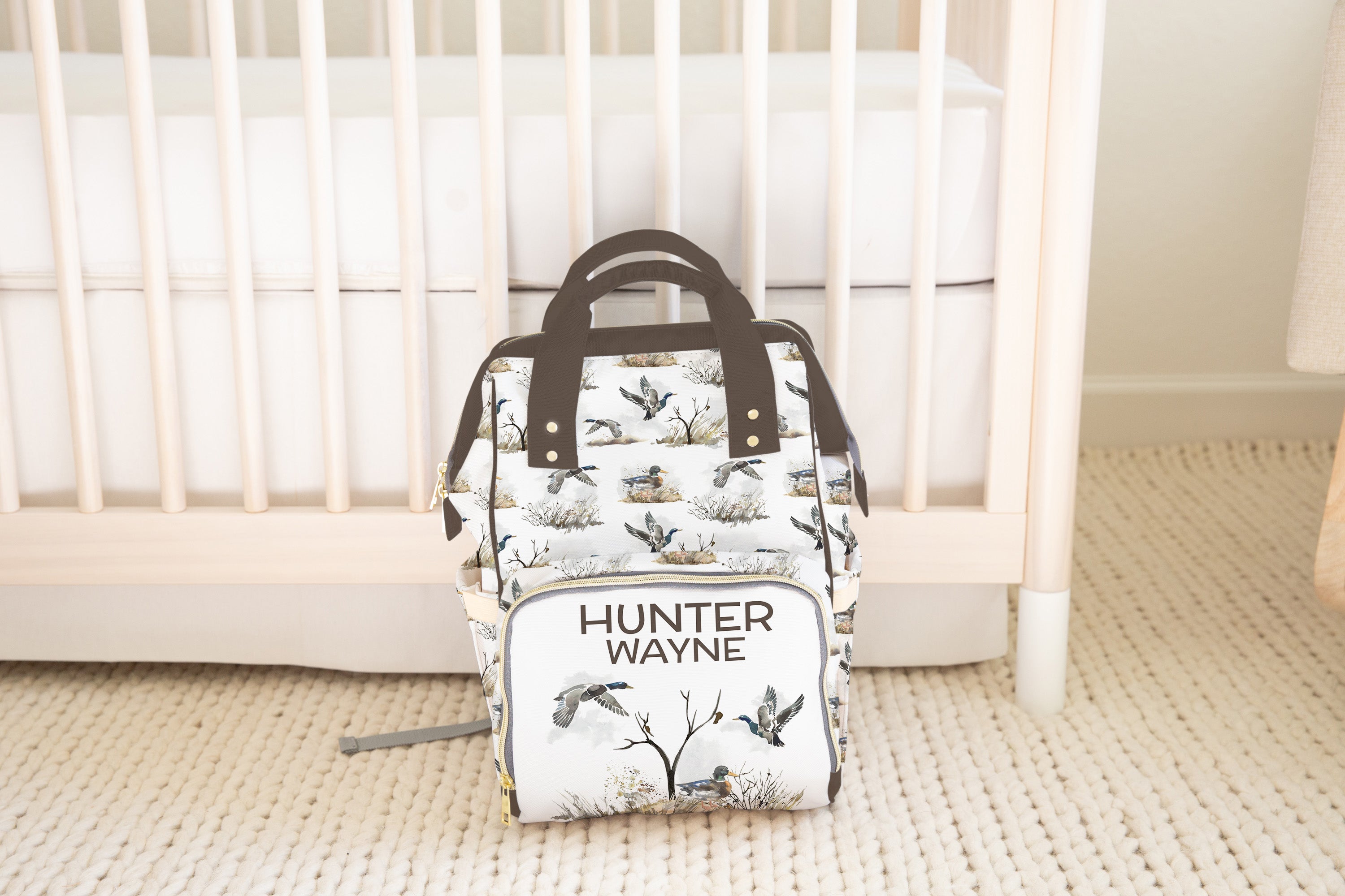 Personalized baby diaper outlet bag