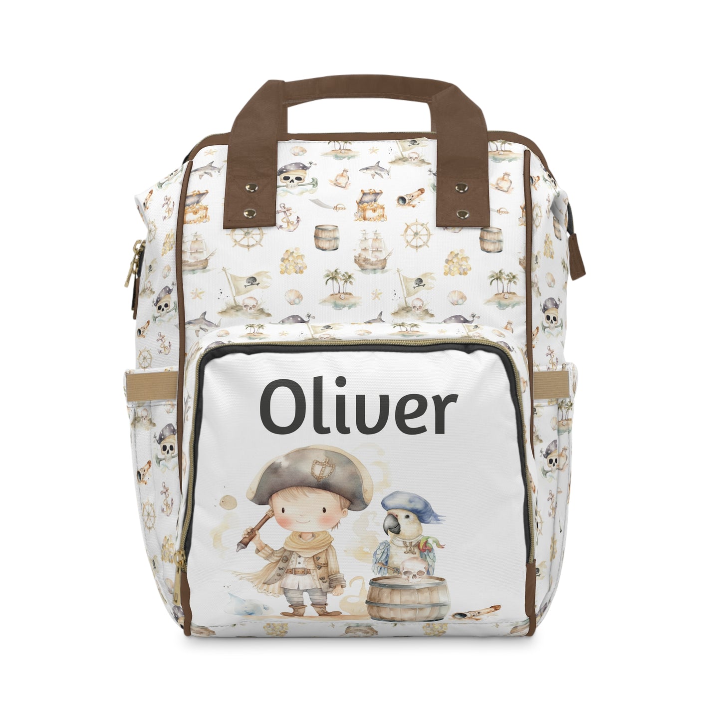 Personalized Pirate diaper bag |  Pirate baby backpack - Pirate Adventures