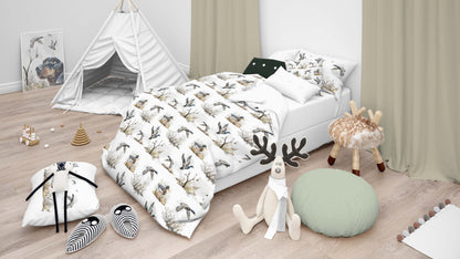 Ducks comforter, Hunting kids bedding, Twin Twin XL Queen King comforter for boys - Hunter