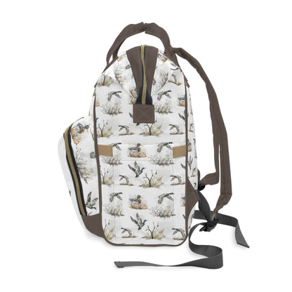 Personalized Mallard duck diaper bag | Hunting baby backpack - Hunter