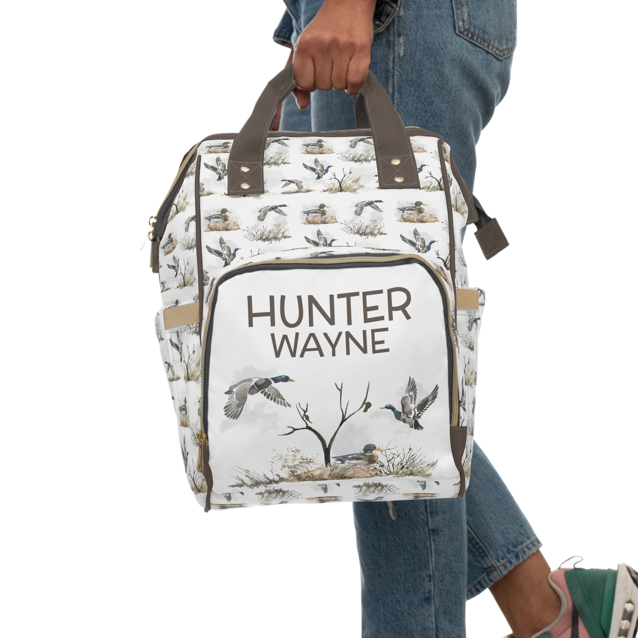 White Wing Waxed Canvas Hunting Guide Bag - Vintage Camo | Sportsman Gear