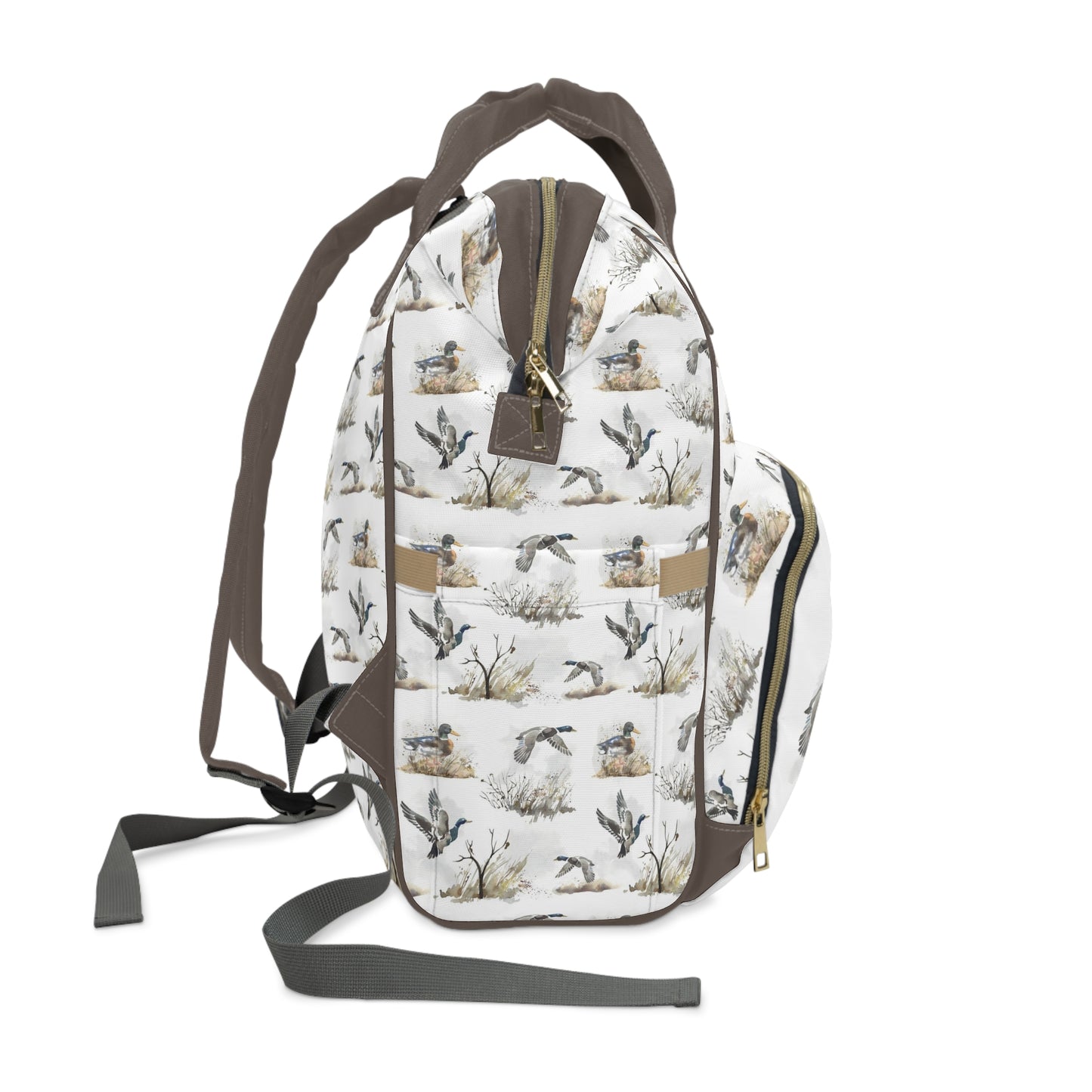 Personalized Mallard duck diaper bag | Hunting baby backpack - Hunter