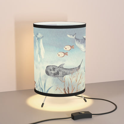 Ocean nursery lamp, Under the sea nursery decor - Deep ocean