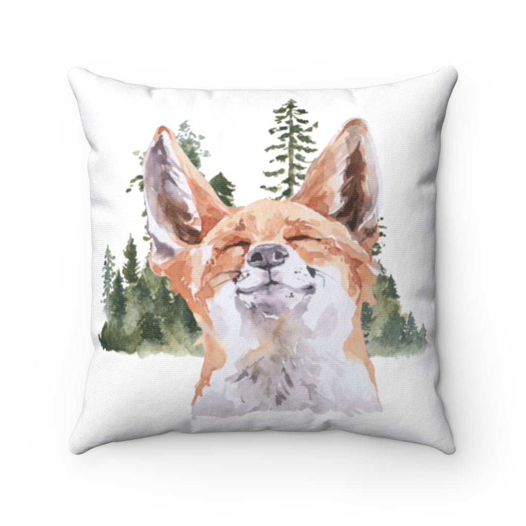 Fox Pillow Cover, Woodland Nursery Decor - Wild Woodland