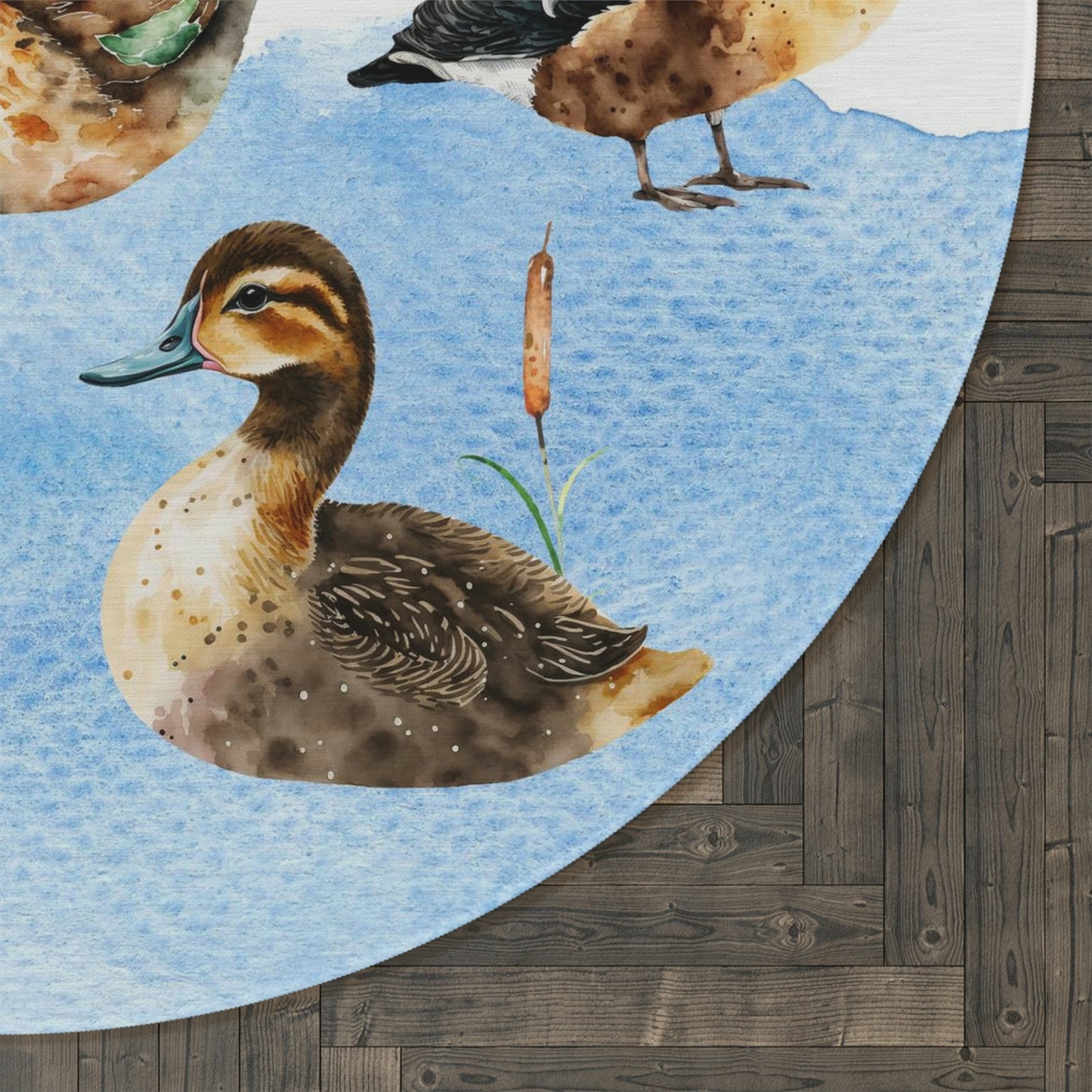 Duck nursery rug, Duck nursery decor - Little Ducklings
