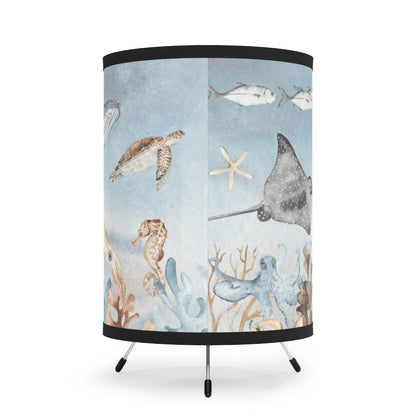 Ocean nursery lamp, Under the sea nursery decor - Deep ocean