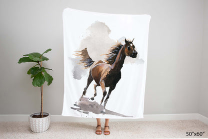 Horse Blanket, Wild west nursery BEDDING - Wild spirit