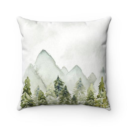 Woodland Pillow Cover, Woodland Nursery Decor - Wild Green