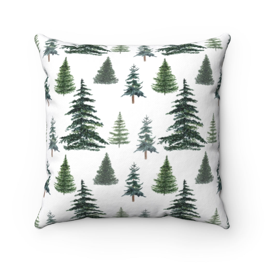 Pine Tress Pillow COVER, Forest Nursery Decor - The Forest