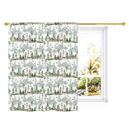 Forest animals Curtain, Woodland Nursery Decor