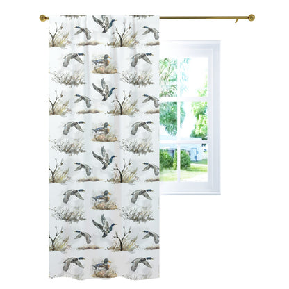 Mallard Duck Curtain, Single Panel, Hunting Nursery Decor - Hunter