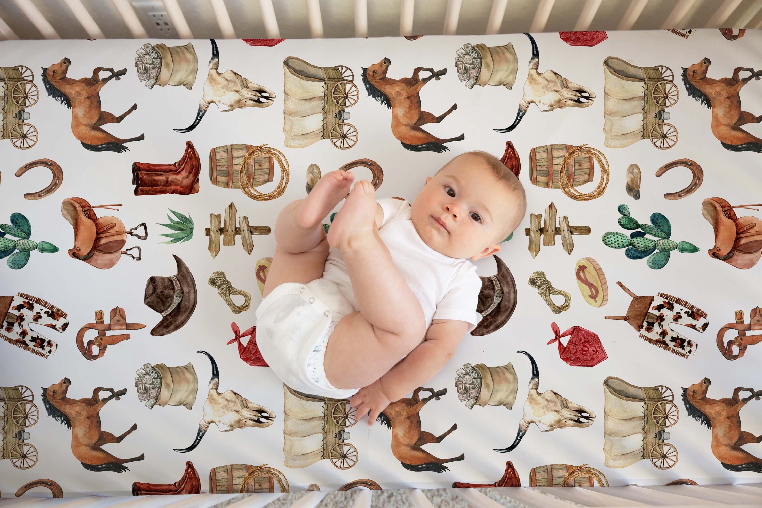 Cowboy crib sheets hotsell