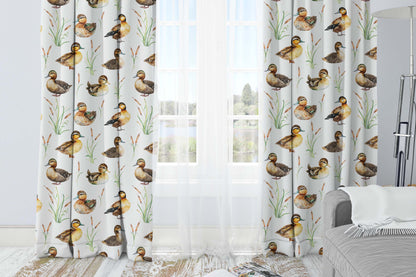 Ducks Blackout Curtains, Ducks nursery decor - Little Ducklings