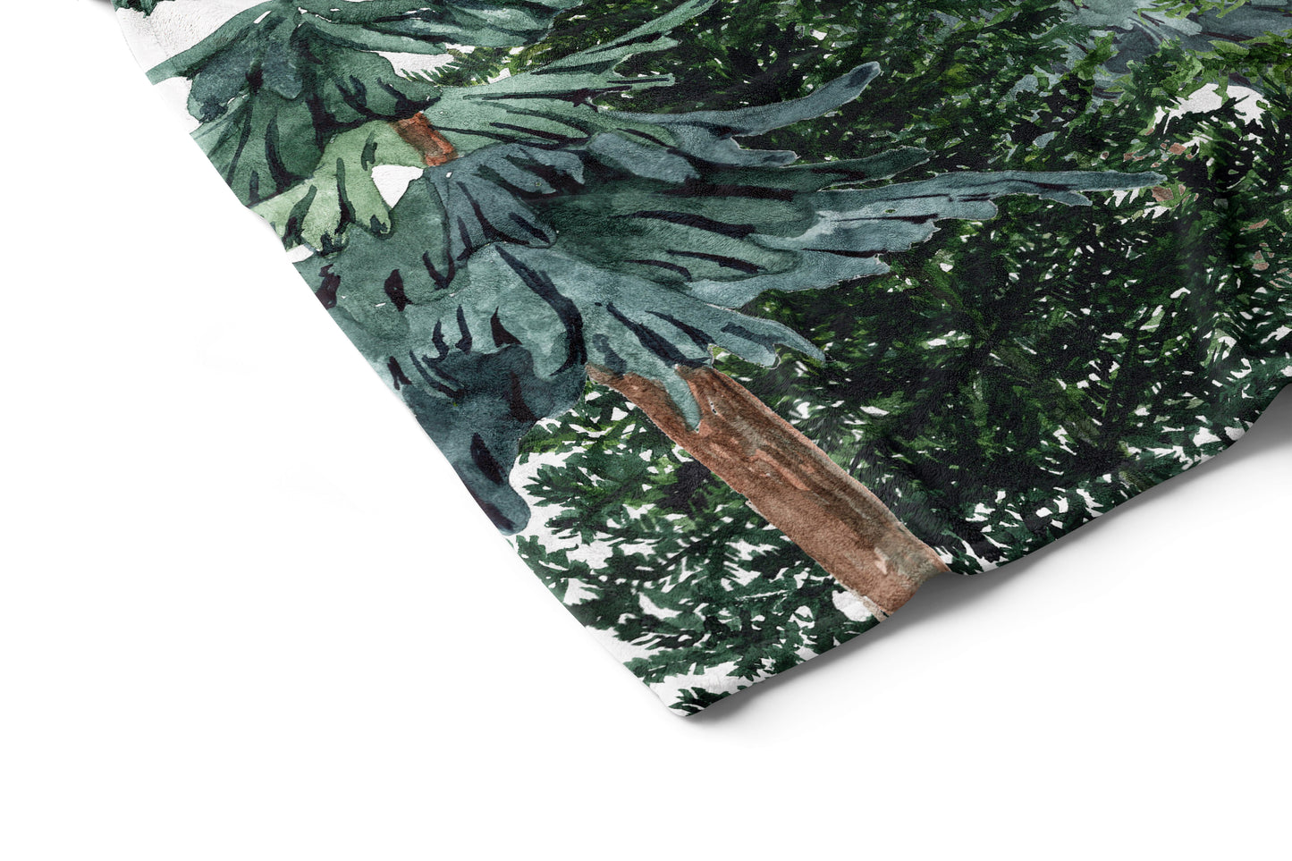 Forest Minky Blanket | Woodland Bedding - The Forest