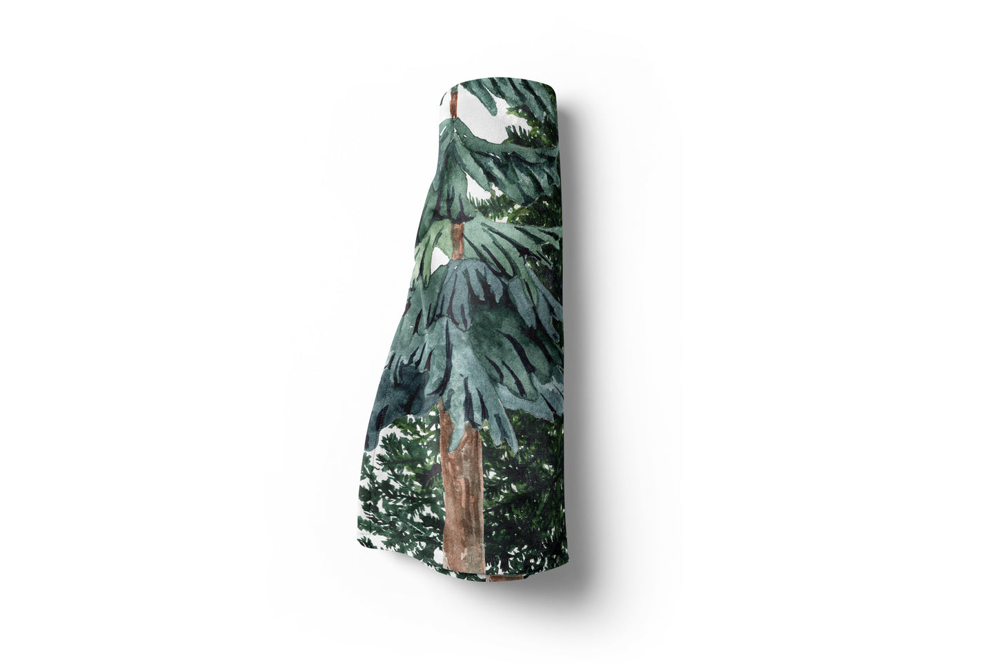 Forest Personalized Minky Blanket, Woodland Nursery Bedding - The Forest
