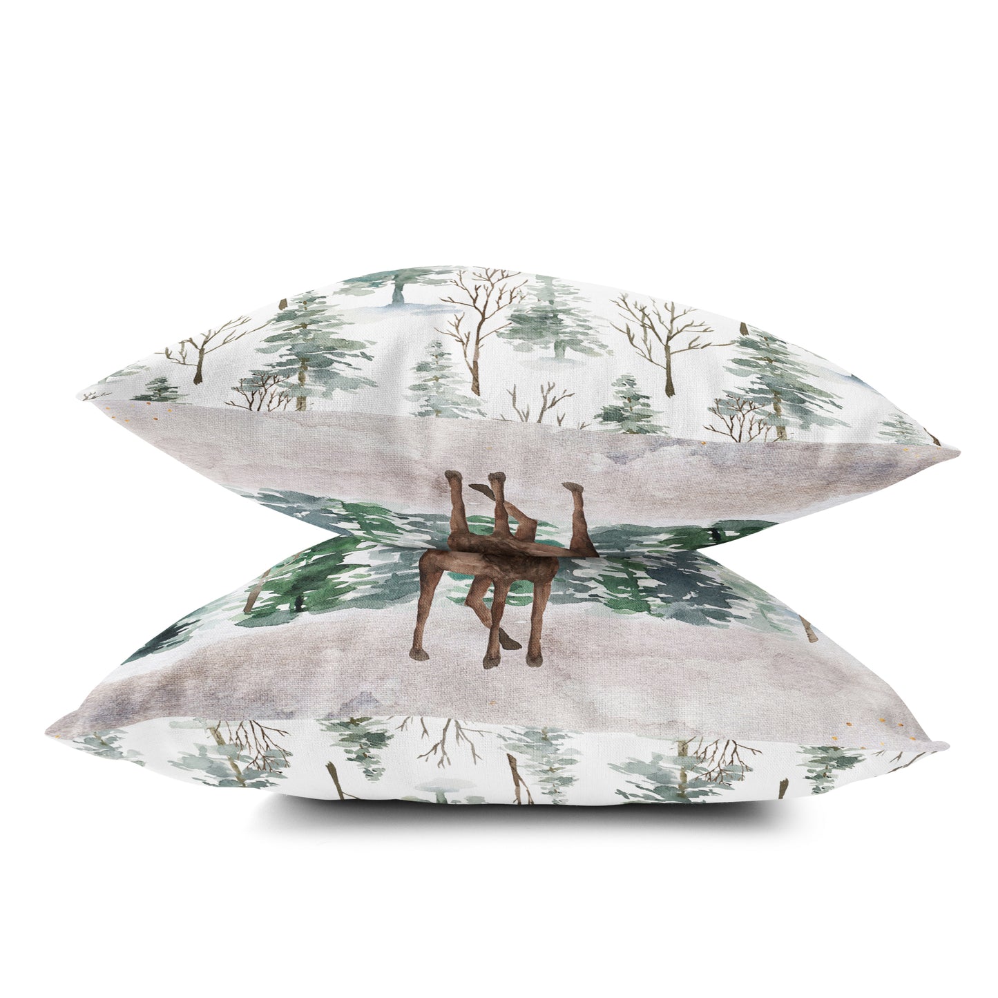 Deer Personalized Pillow, Woodland Nursery Decor - Enchanted Forest