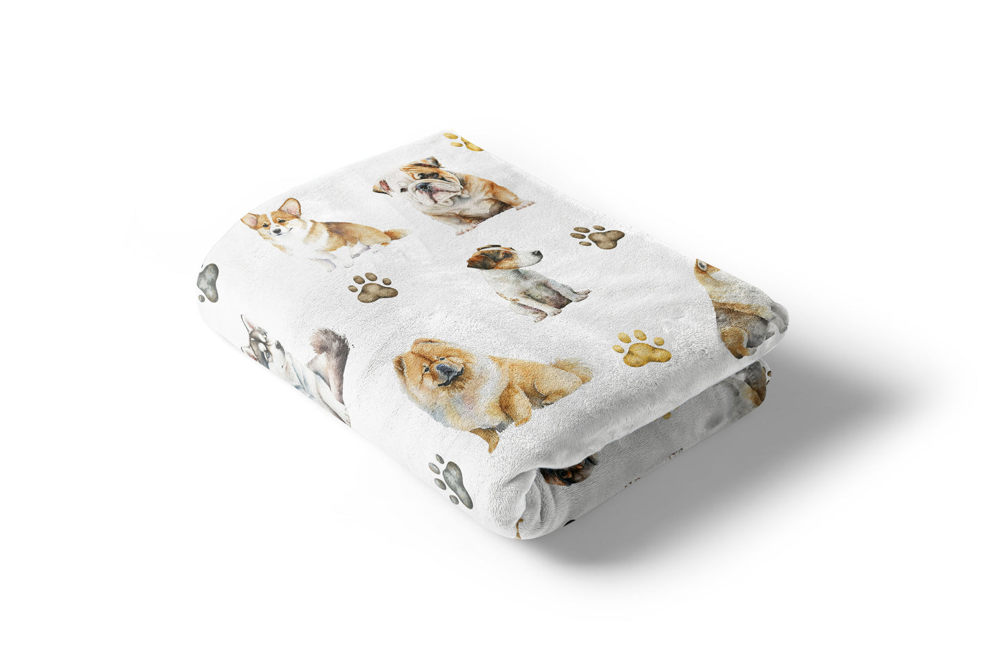 Puppy dog baby blanket, Dogs nursery beddign - Friends forever