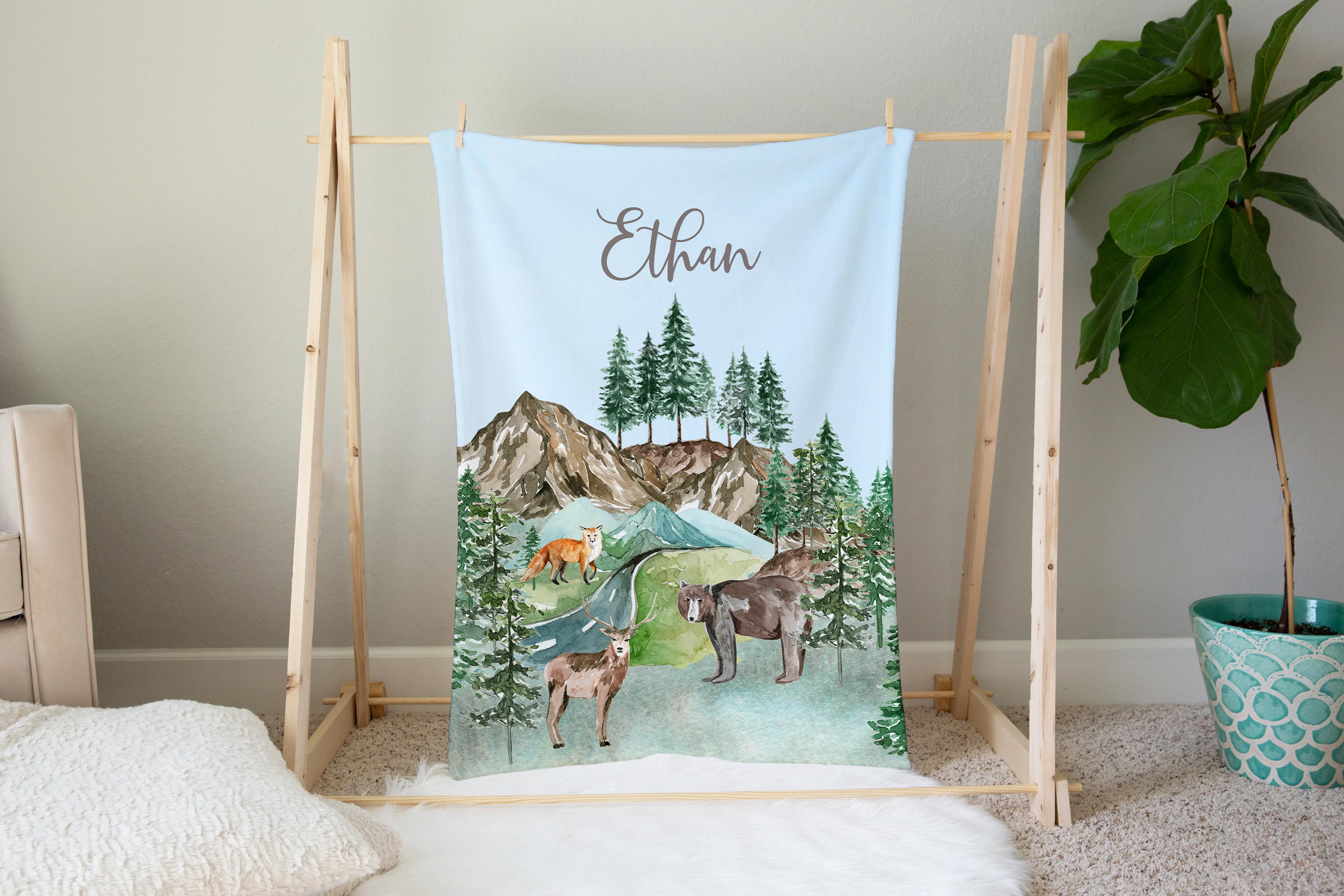 Forest discount baby bedding