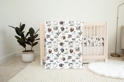 Duck and Dogs Hunting Blanket, Hunting Baby Bedding - Hunter