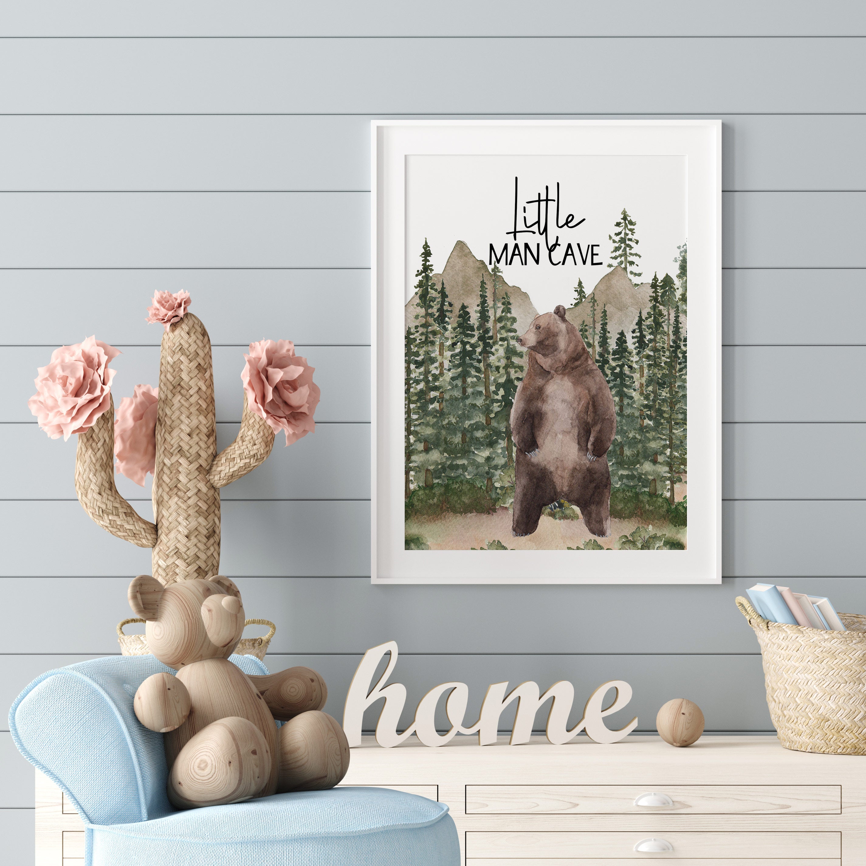 Little man sales cave nursery decor