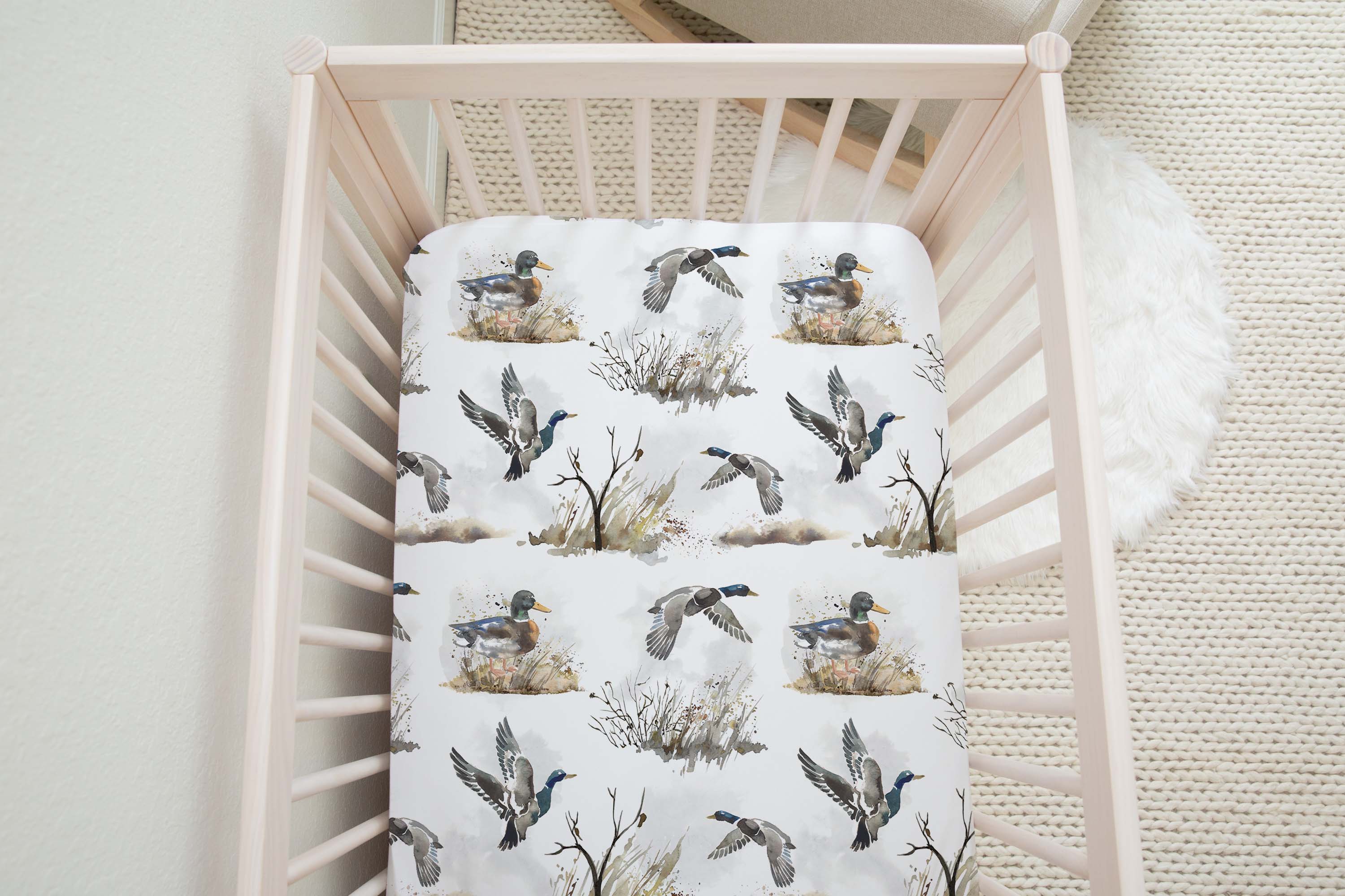 Duck hunting cheap nursery bedding