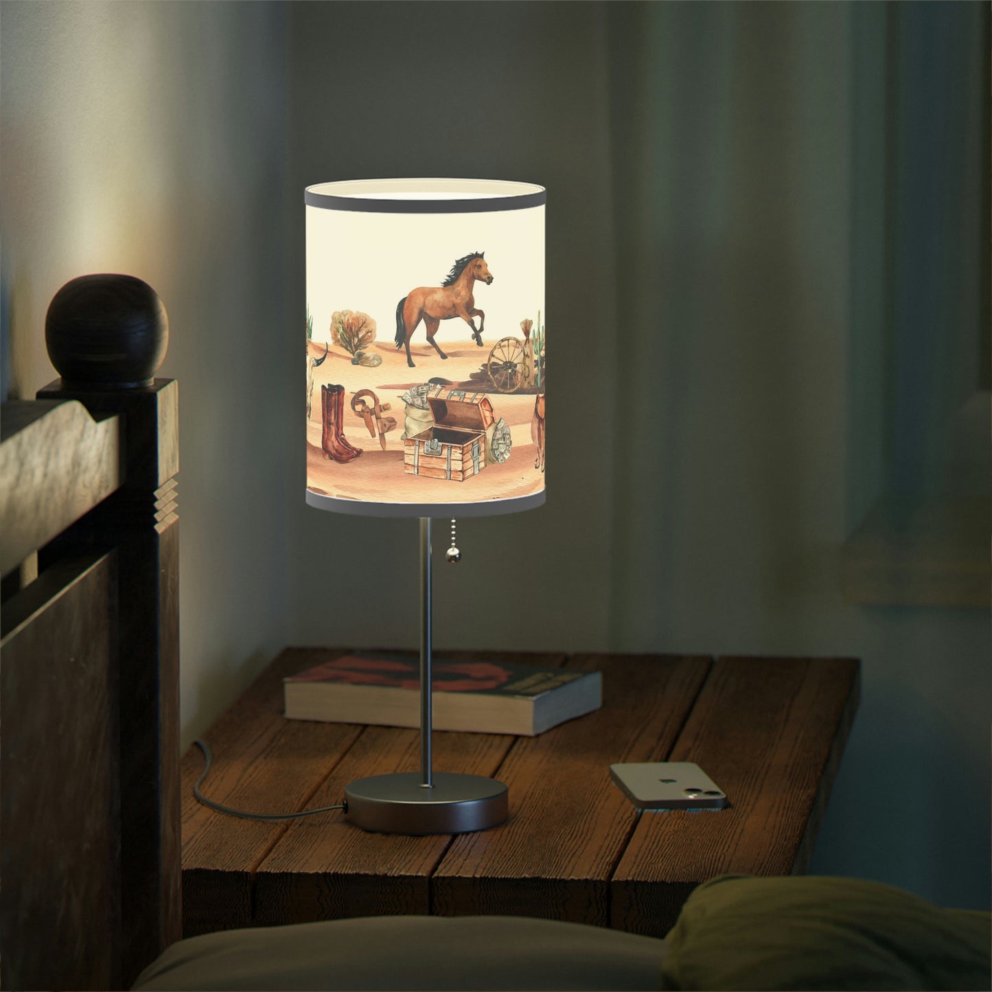 Cowboy lamp, Cowboy baby room decor - Cowboy life