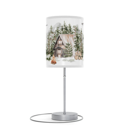 Cabin Table Lamp, Woodland Baby Room decor - Cabin Life