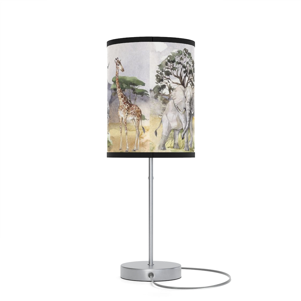 Safari Table Lamp, Jungle nursery decor - Africa Encounter