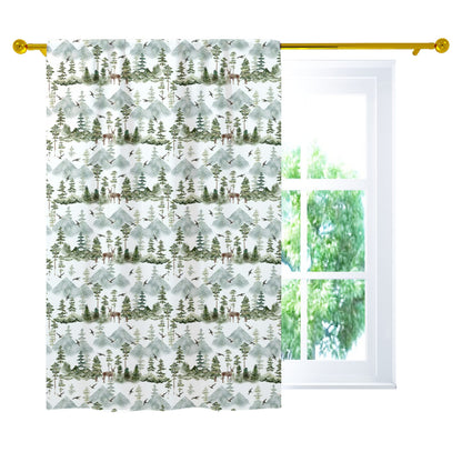 Forest animals Curtain, Woodland Nursery Decor