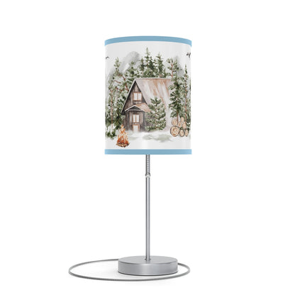 Cabin Table Lamp, Woodland Baby Room decor - Cabin Life