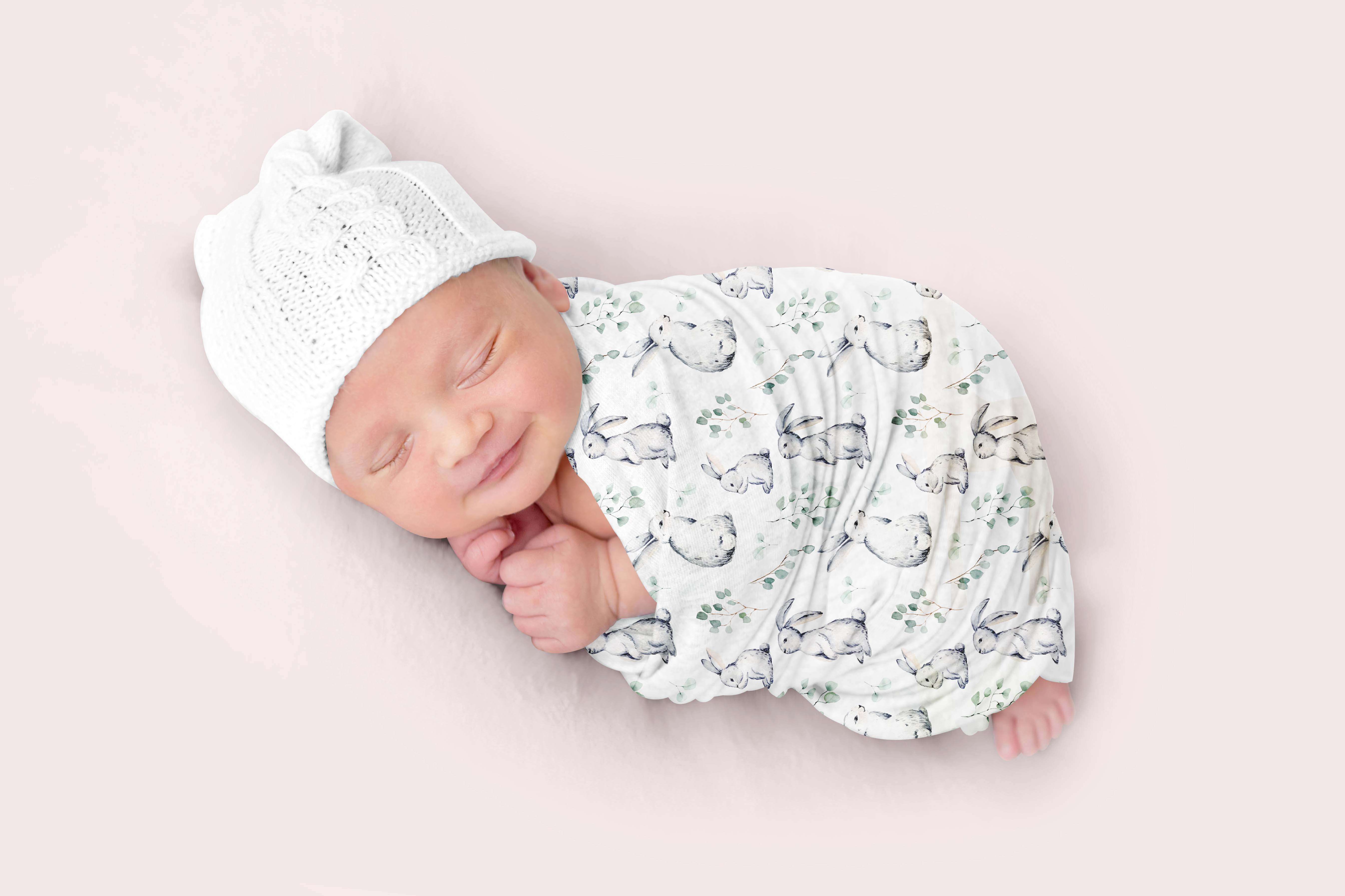 Baby boy hospital top swaddle